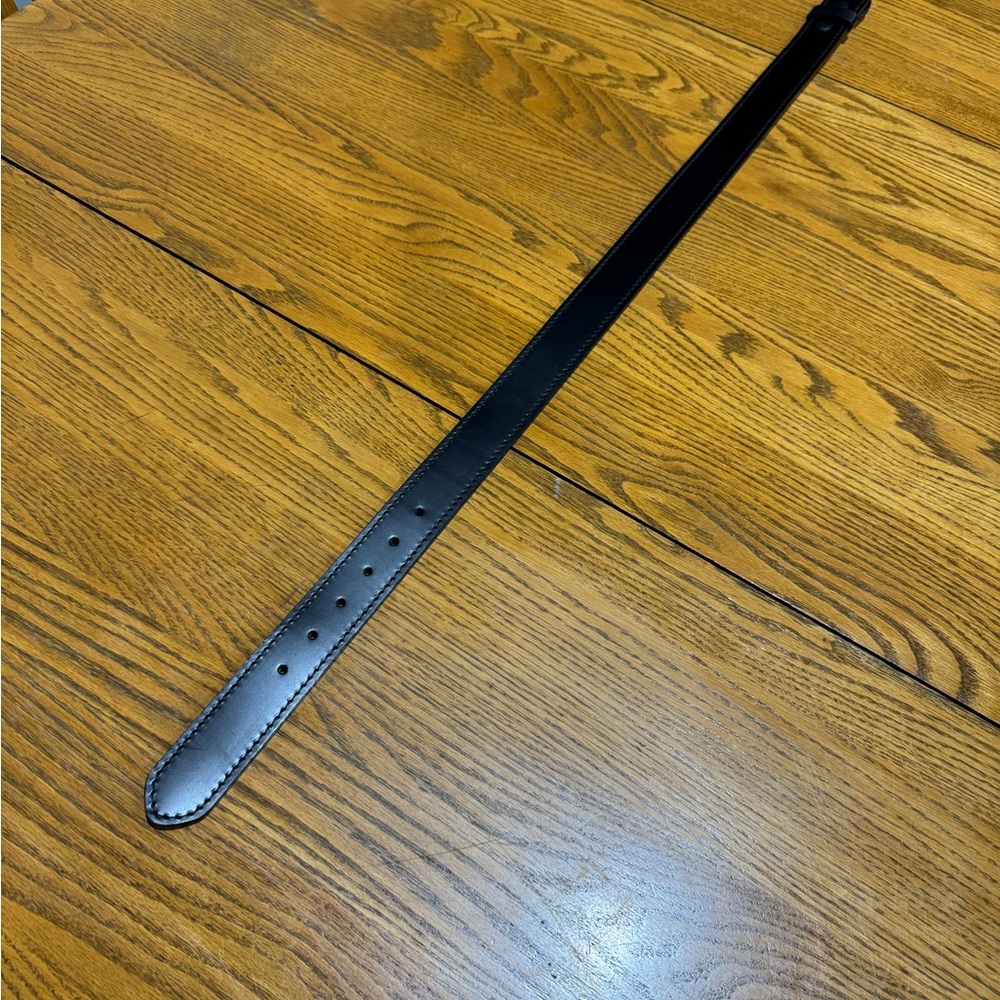 Classic Black Leather Tactical Belt

New. Never worn.